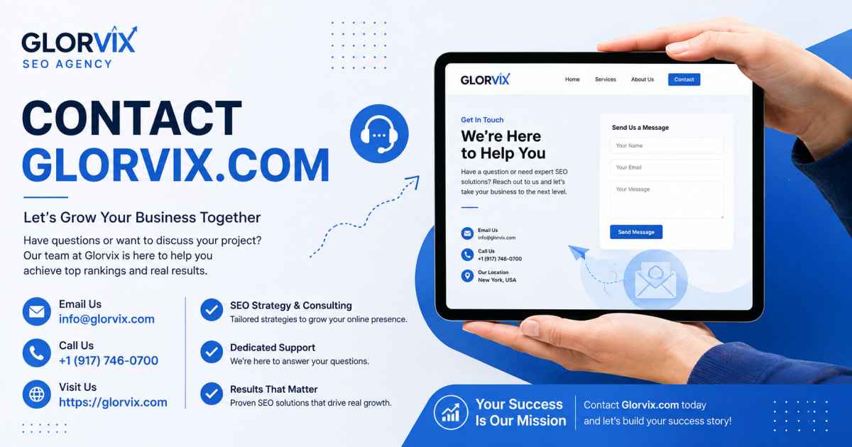 glorvix com contact: Complete Guide to Contact Information and Support